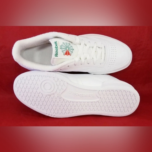 NEW REEBOK CLASSIC WHITE MAN SNEAKERS VINTAGE SHOES SIZE 9/42 - Picture 6 of 9